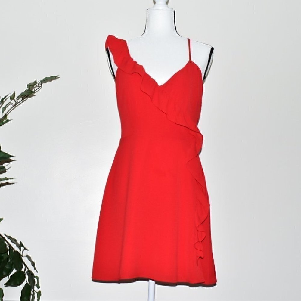 BB Dakota Mini Berry Red Summer Dress Size 8